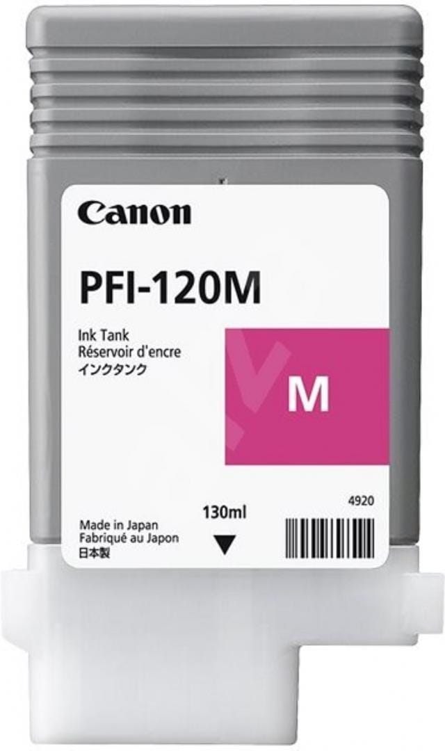 Cartuș Original Canon PFI-120M Magenta 130ml pentru imagePROGRAF - imagine 2