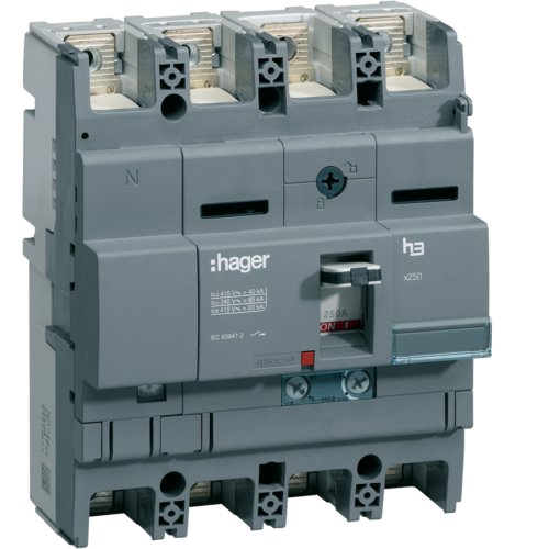 Disjunctor general MCCB Hager HNB251H 4P 250A 40kA
