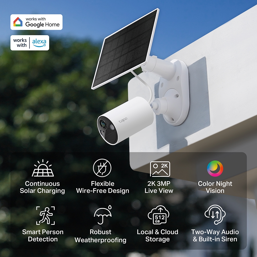 Camera Supraveghere Wireless 2K TP-Link Tapo C410 cu Panou Solar - imagine 3