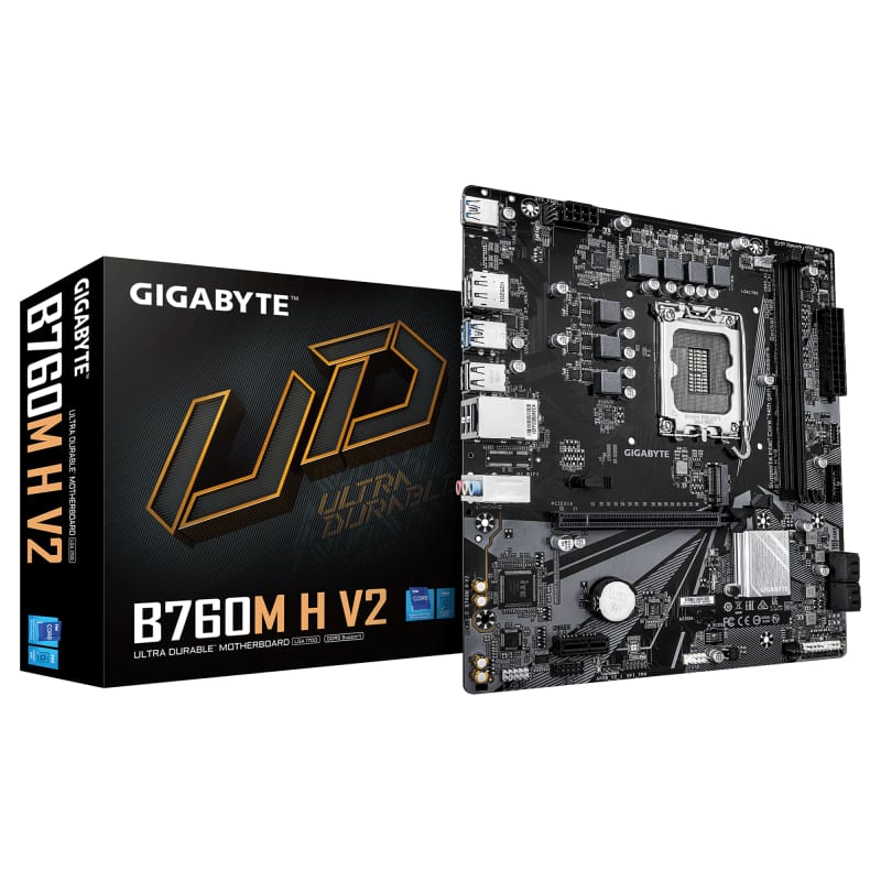 Placa de Baza Gigabyte B760M H V2 DDR5 LGA1700 - Performanta Gaming - imagine 2