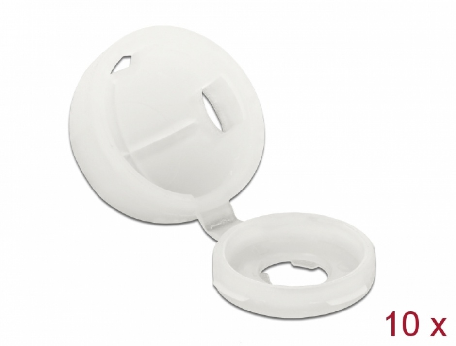 Set 10 Capace Protectie Surub M4 Delock 60189
