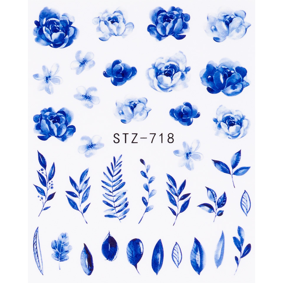 Tatuaj Unghii LUXORISE Flower Ripple STZ-718 - Nail Art Rapid