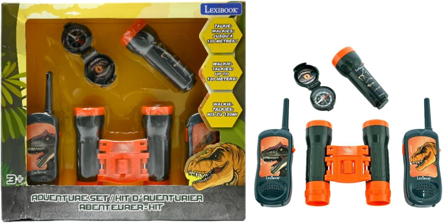 Set Aventură Dinozuri Lexibook - Walkie-Talkie și Accesorii - imagine 7
