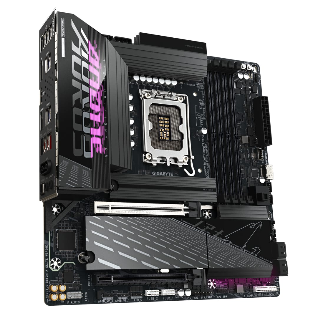 Placă de Bază GIGABYTE B860M AORUS ELITE WiFi6E mATX - imagine 4
