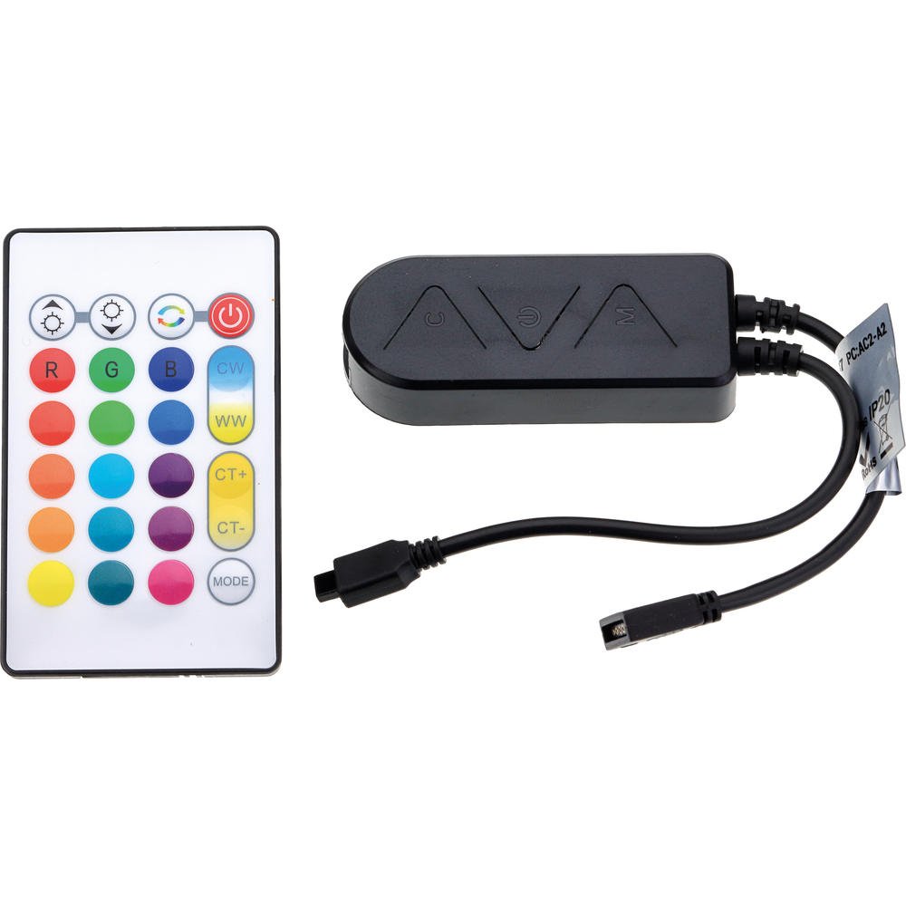 Controller RGB CCT WiFi Tuya, 24 butoane, Optonica 6337