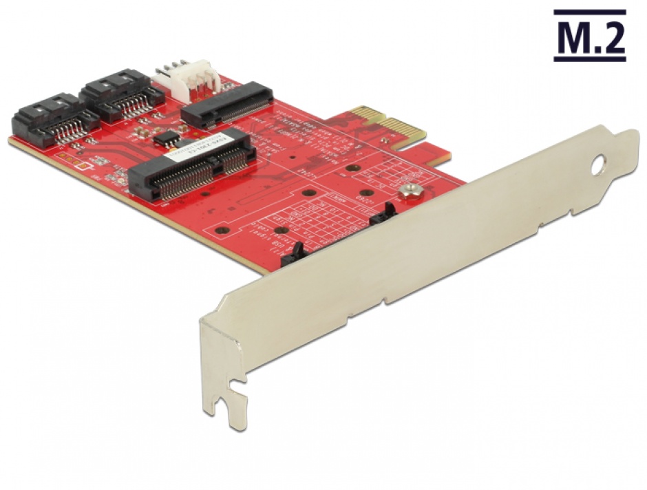 Delock 89380: Extensie PCI Express cu M.2, mSATA, Mini PCIe - imagine 1