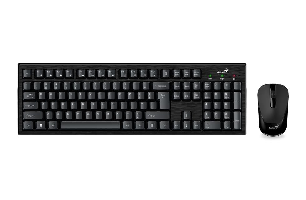 Kit Wireless Genius KM-810 - Tastatură + Mouse, Negru - imagine 2