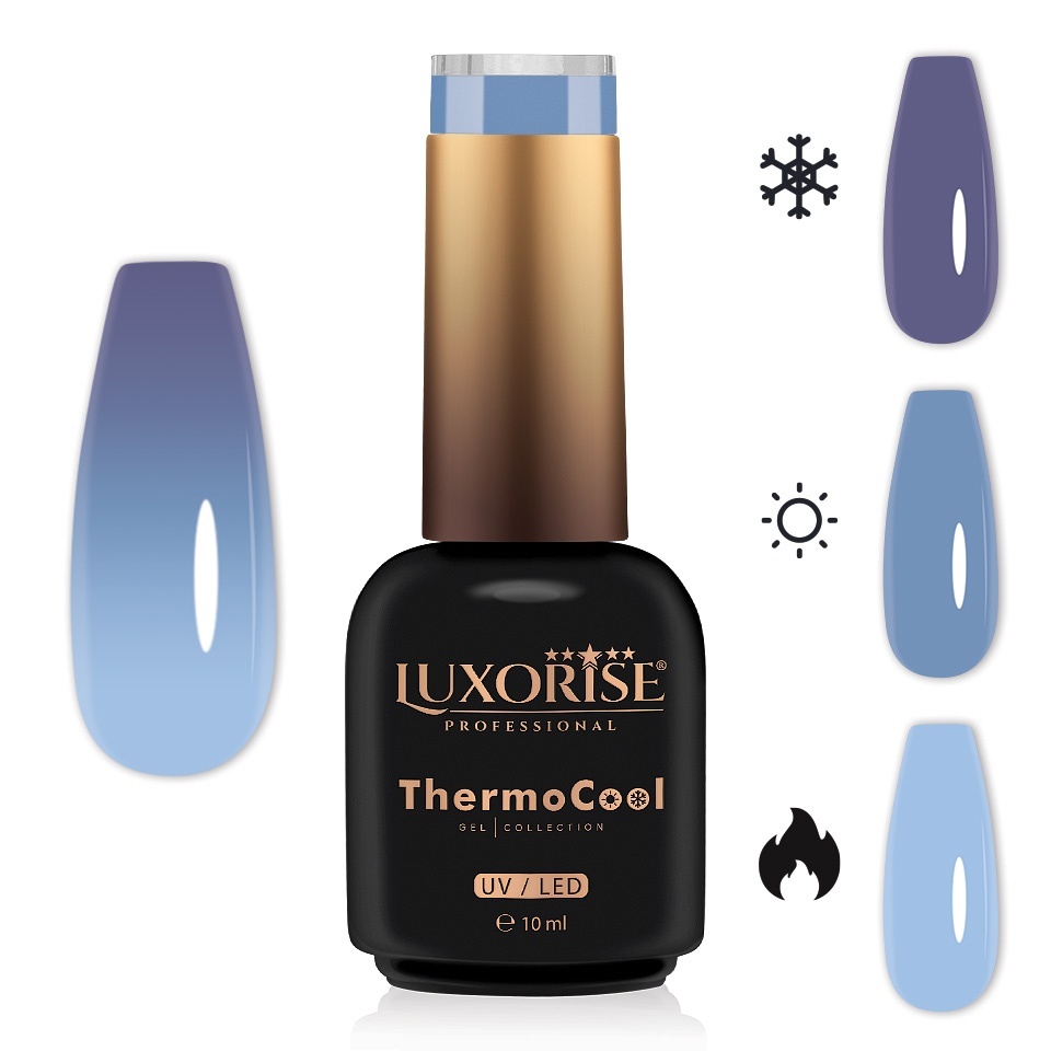 Oja Semipermanenta Termica LUXORISE ThermoCool 3 Culori