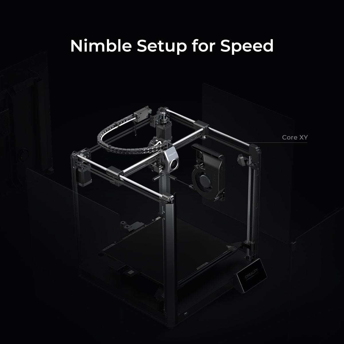 Imprimanta 3D Creality K1 MAX - Viteză 600mm/s, AI Camera - imagine 16