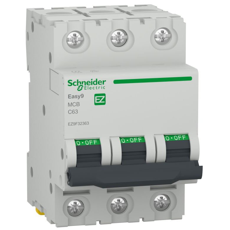 Siguranță Automatică Easy9 3P 63A Schneider