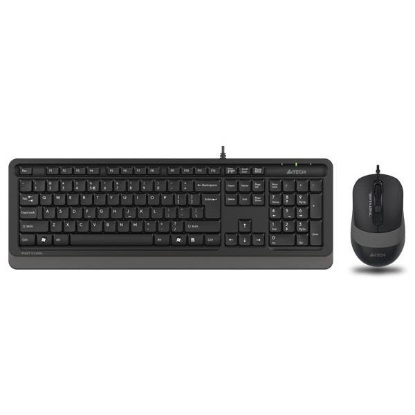 Kit Tastatură și Mouse A4Tech F1010 - Wired, 1600DPI
