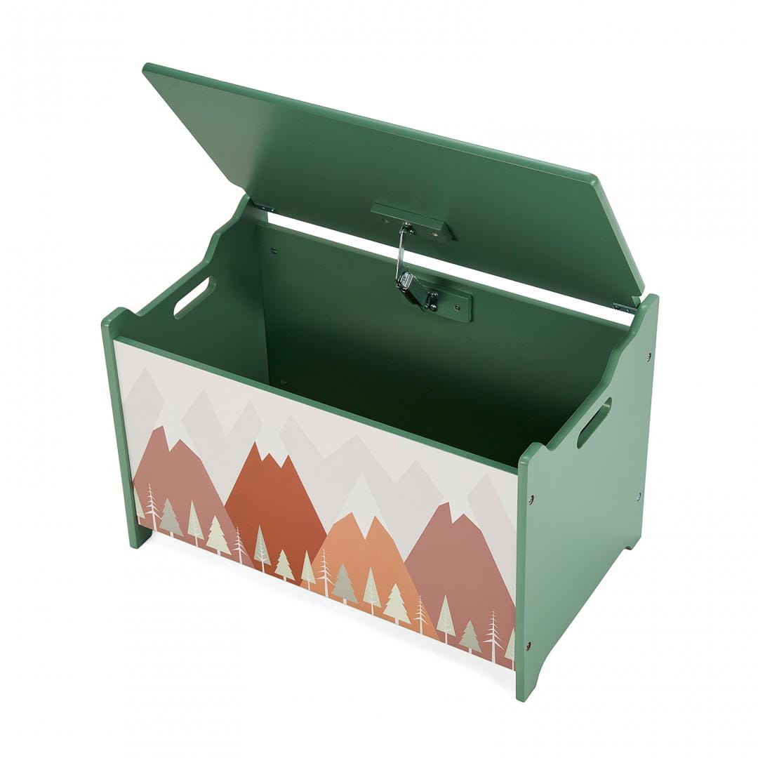 Bancuta cu Depozitare Green Forest U-grow - Cutie Jucarii - imagine 3