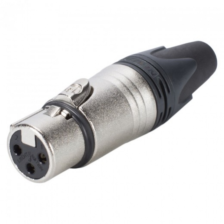 Conector XHR 3 pini mama Neutrik NC3FXX