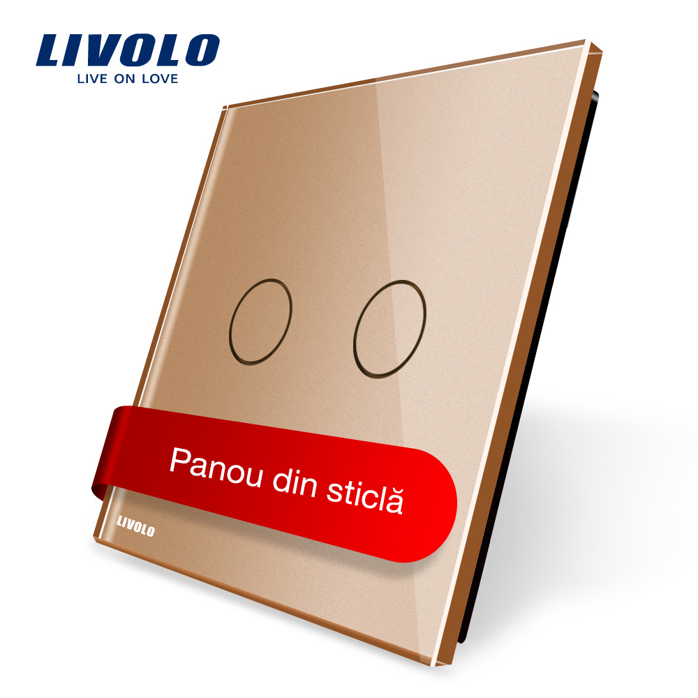 Întrerupator Dublu Touch Livolo din Sticlă - imagine 17