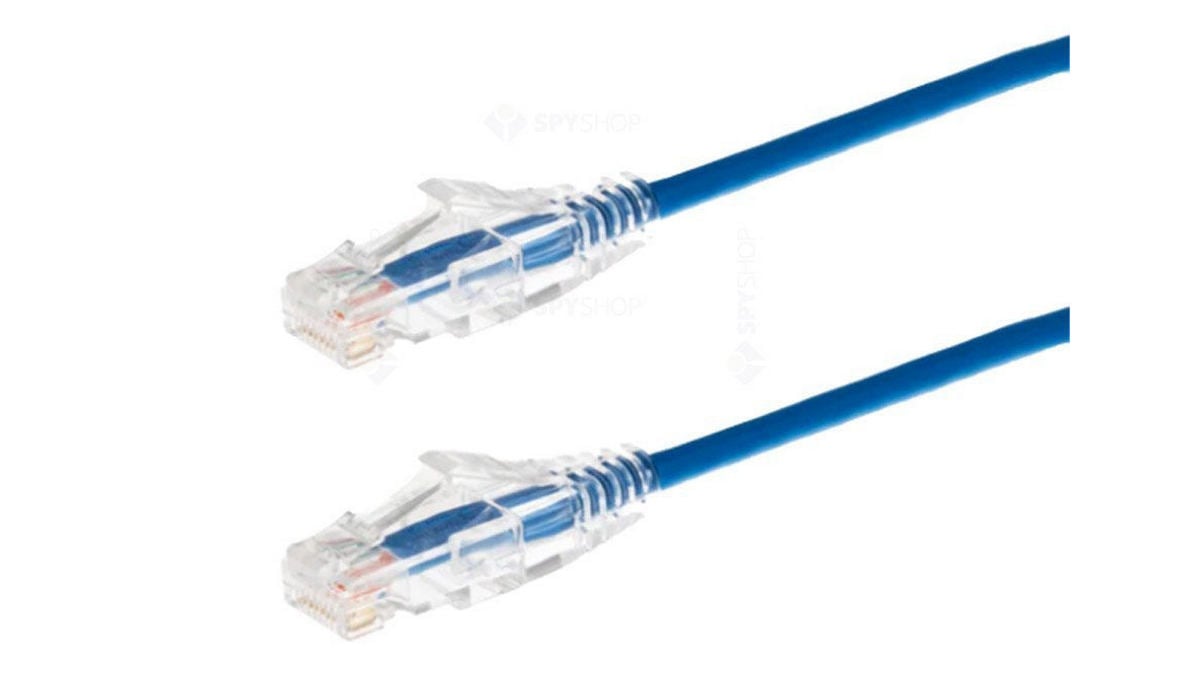Patch Cord Dahua PFM972-6U-15-S, RJ45, UTP Cat6, 15 m, cupru OFC, 24 AWG