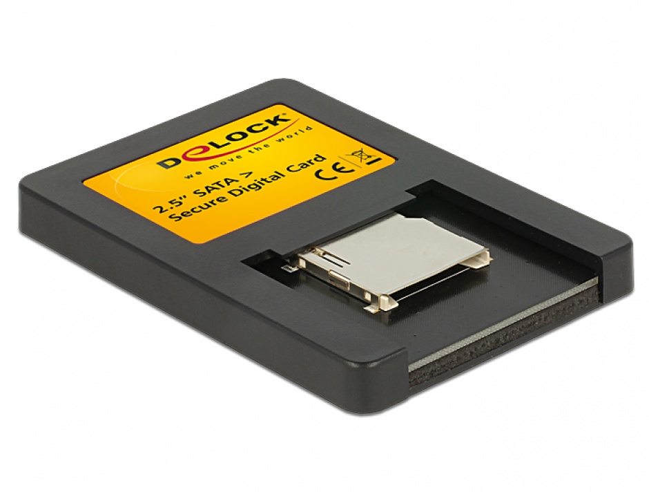 Card Reader Delock 2.5" SATA pentru SD - imagine 1