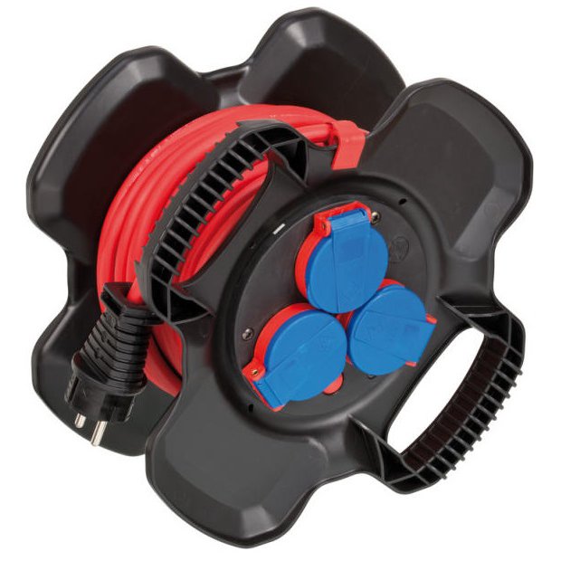 Prelungitor exterior Brennenstuhl X-Gum, 3 prize, 10m, IP44