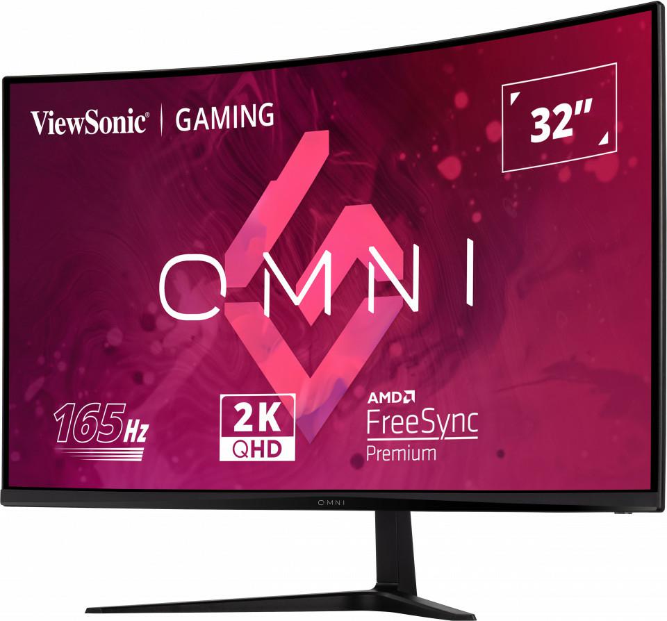 Monitor ViewSonic VX3218C-2K 31.2" 165Hz QHD Curved Gaming - imagine 3