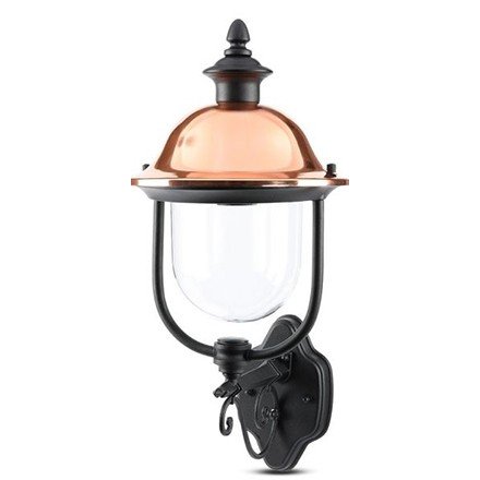 Lampa exterior V-TAC E27 negru, montaj perete