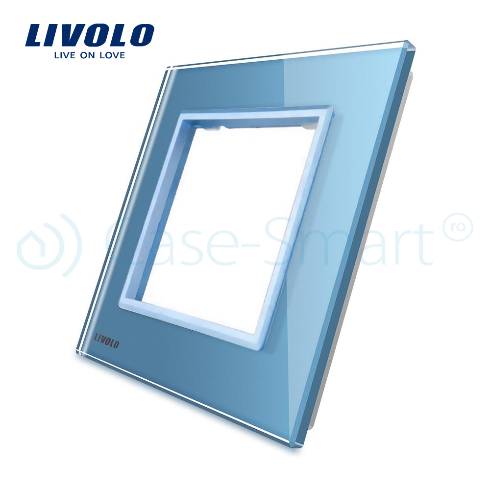 Rama Priză Simplă Livolo din Sticlă Cristal - imagine 11