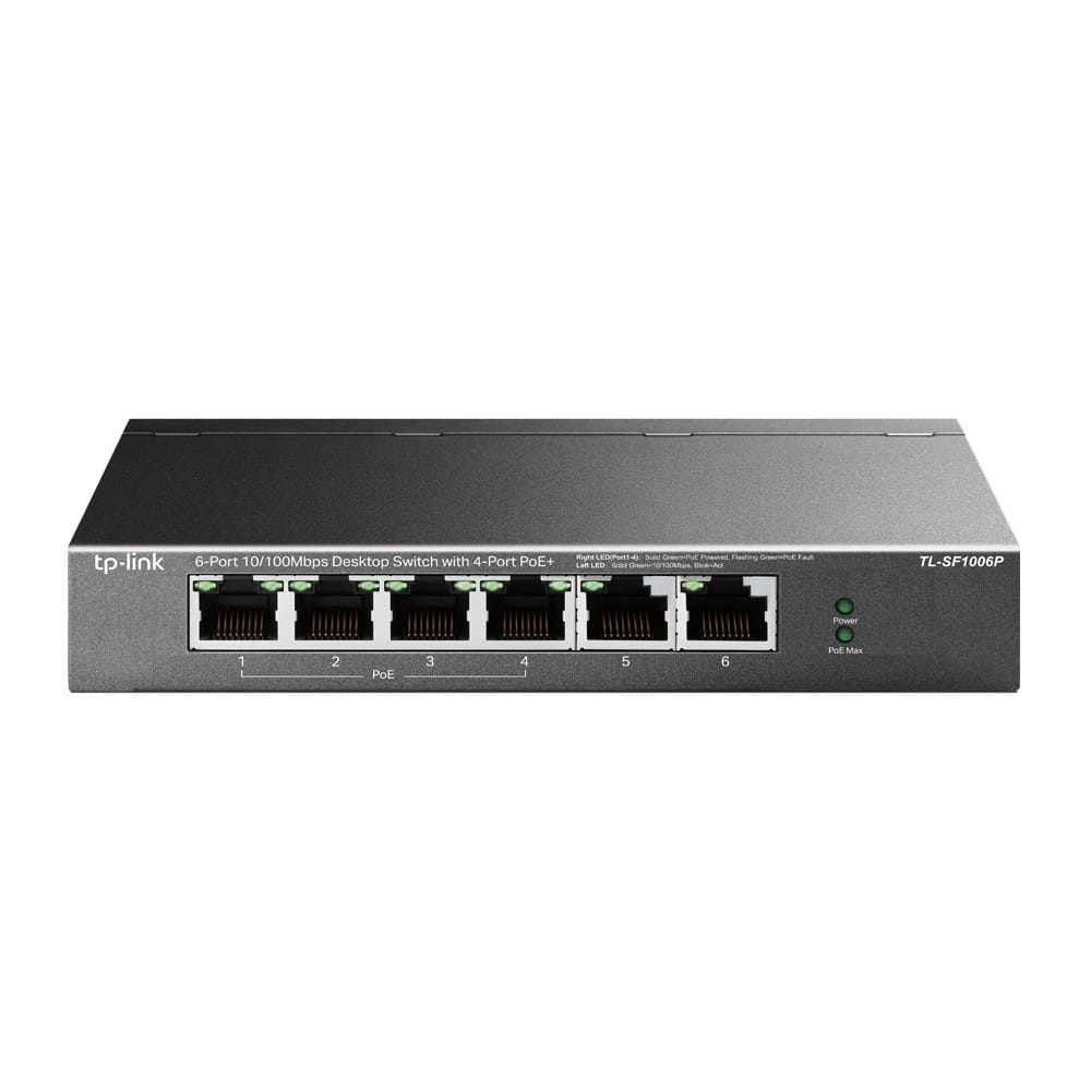 Switch TP-Link TL-SF1006P 6 Porturi PoE+ 67W - Rețea Stabilă - imagine 9