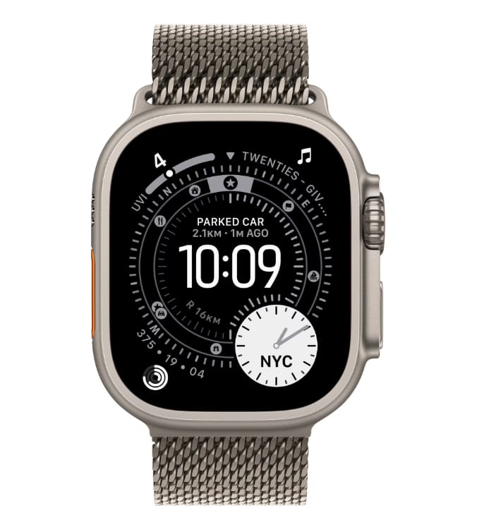 Apple Watch Ultra 3 GPS + Cellular 49mm - Titan Natural - imagine 2