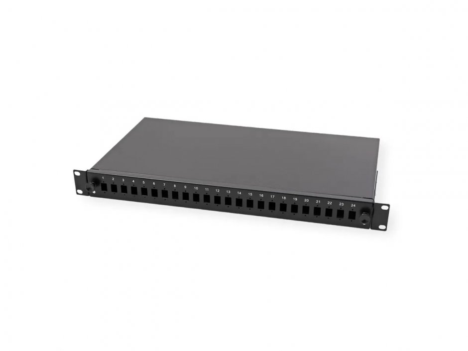 Patch Panel 19" Fibra Optica 24x Value
