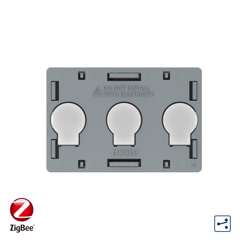 Modul Touch ZigBee Livolo Triplu - imagine 1