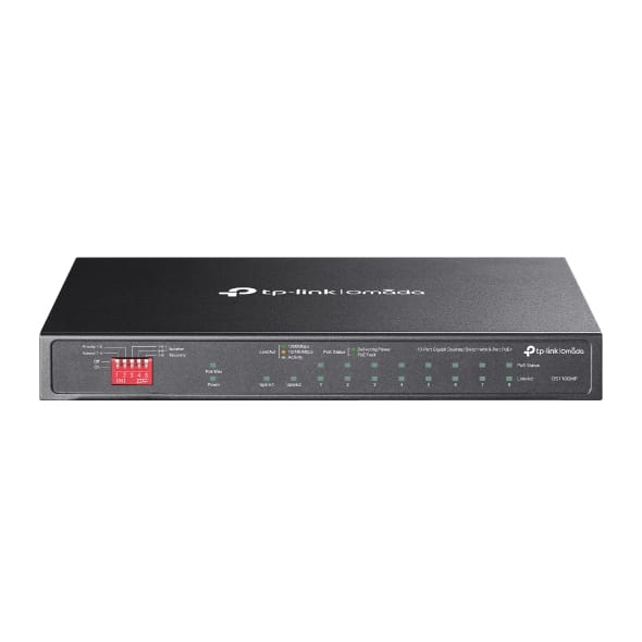 Switch TP-LINK Omada DS110GMP 8xPoE+ 123W Gigabit Desktop - imagine 6