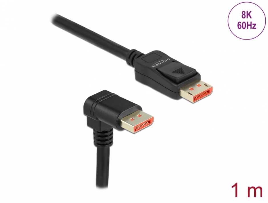 Cablu DisplayPort 8K HDR 1m Delock 87050