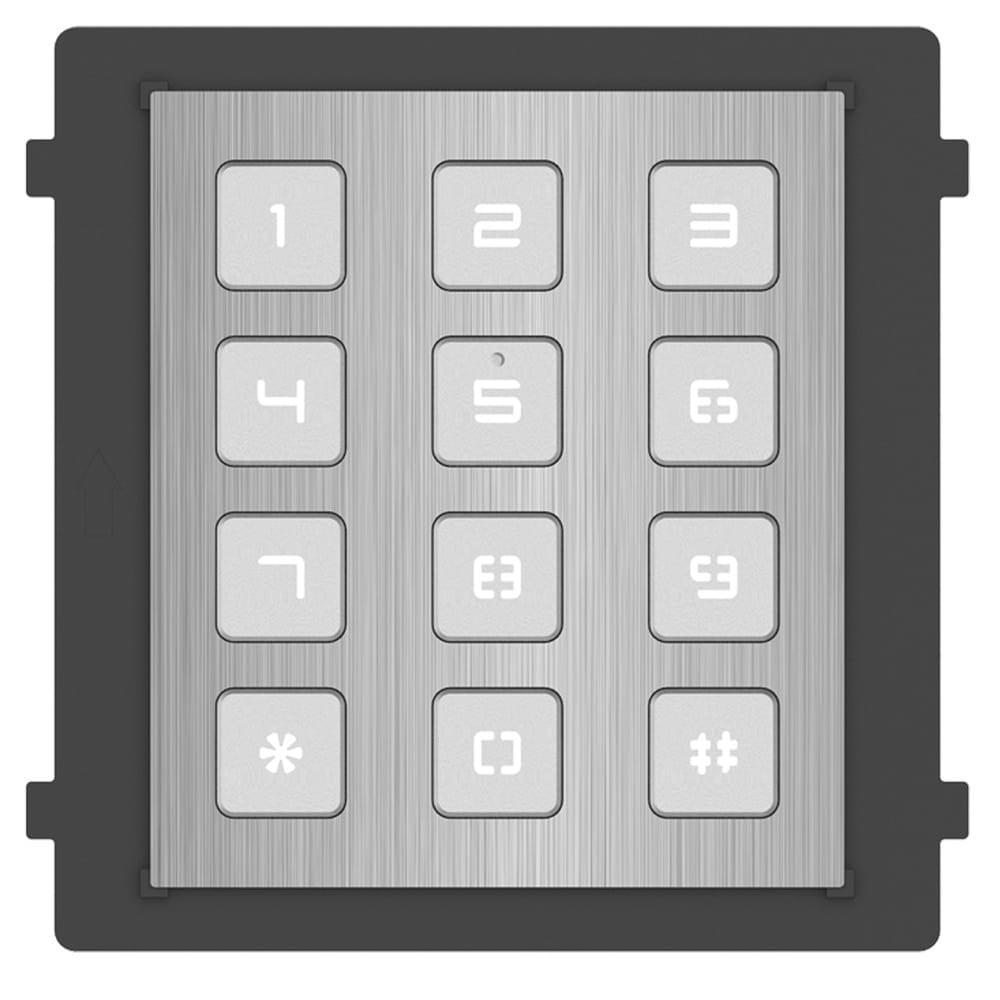 Modul Extensie Videointerfon Hikvision DS-KD-KP/S cu Tastatură - imagine 3
