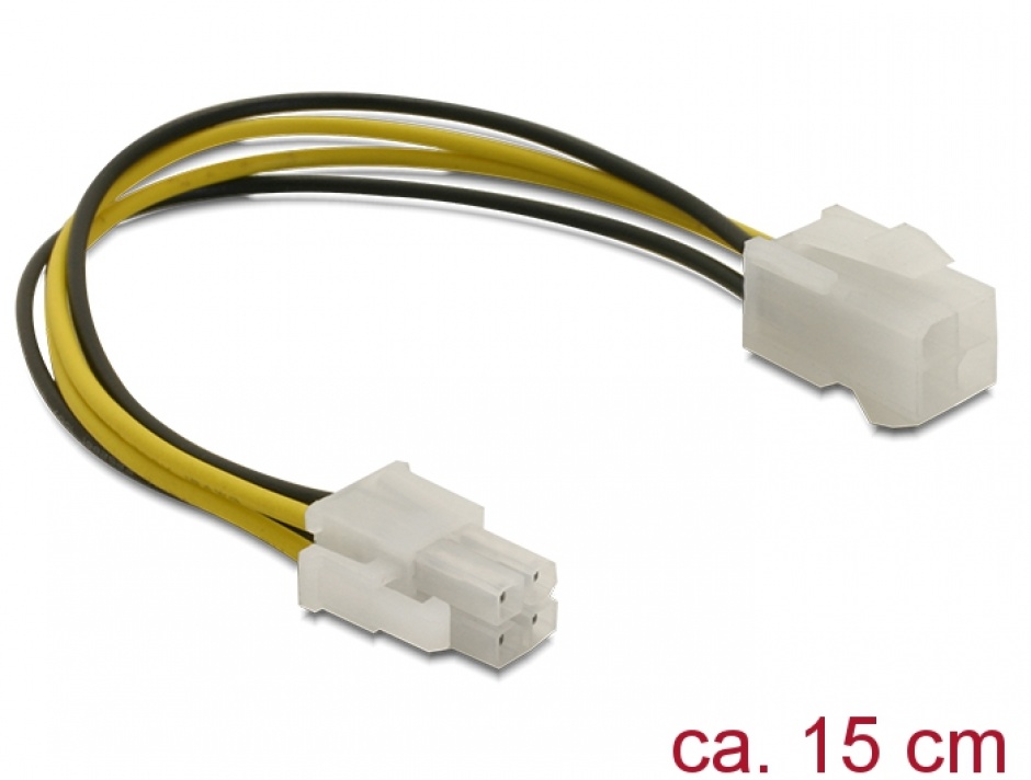 Cablu P4 T-M Delock 82428 - Alimentare CPU