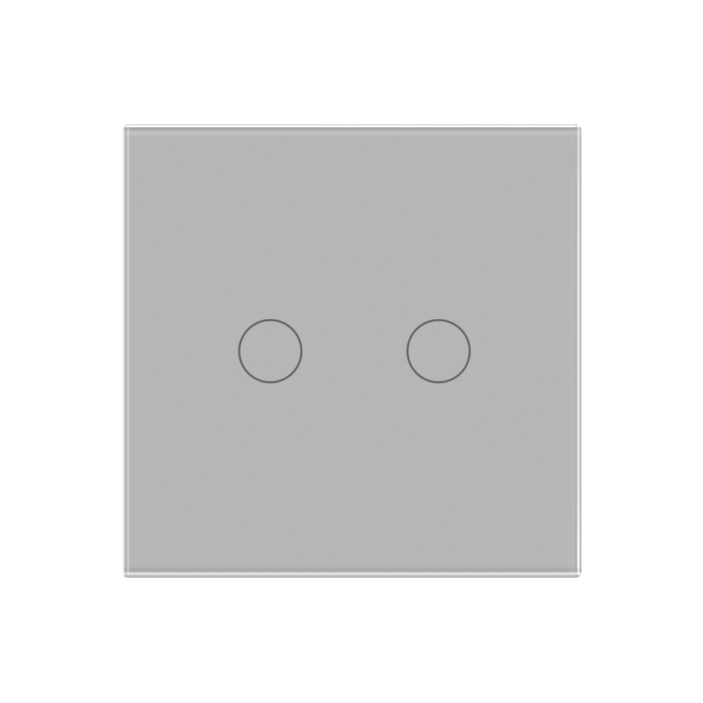 Intrerupator Dublu Wi-Fi + RF433 Touch Sticla LUXION - imagine 14