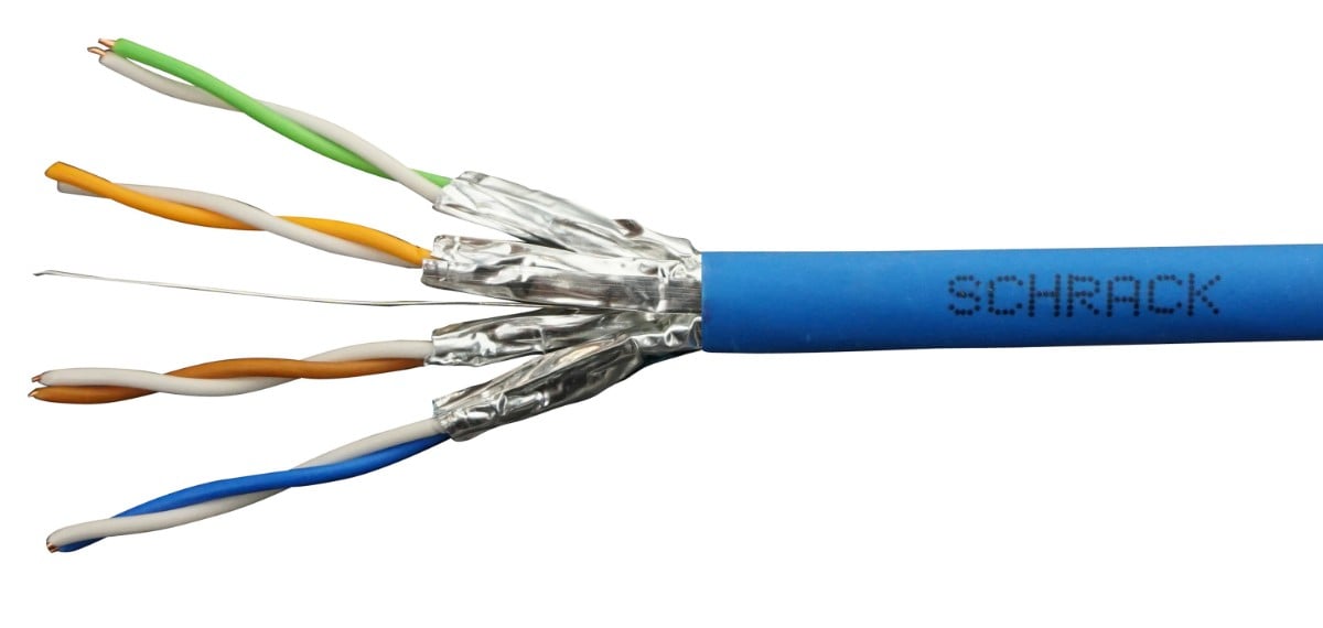 Cablu Rețea Schrack Cat.6a U/FTP 500MHz LS0H 1000m