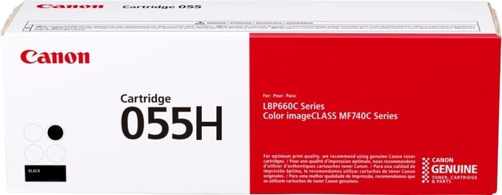 Toner Original Canon CRG055H Black High Yield 7600 pagini - imagine 2