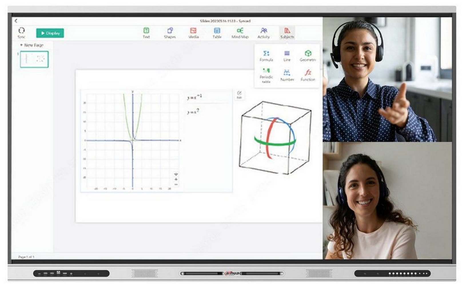 Tabla Interactiva Dahua 75" 4K Touchscreen