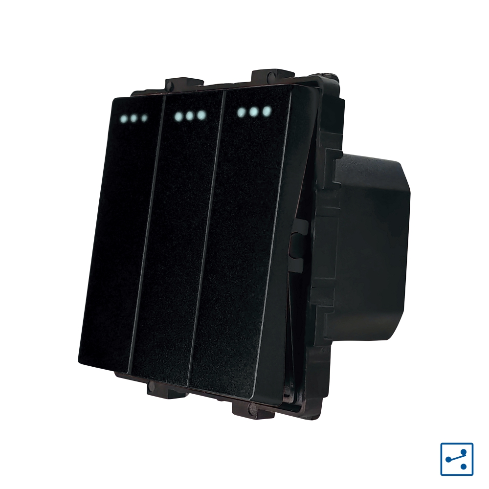 Modul Intrerupator Triplu Cap Scara Mecanic LUXION - imagine 5