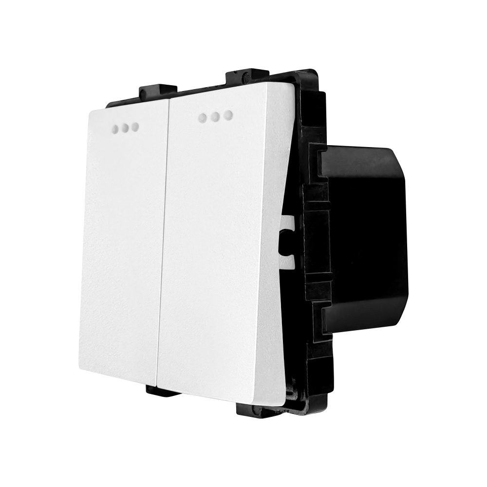 Modul Intrerupator Dublu LUXION, Mecanic, 250V