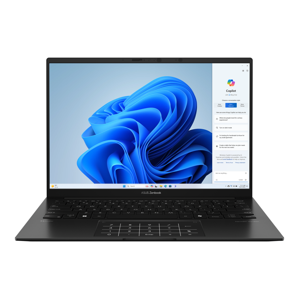 Laptop ASUS Zenbook 14 OLED, Ryzen AI 7, 32GB RAM, 1TB SSD