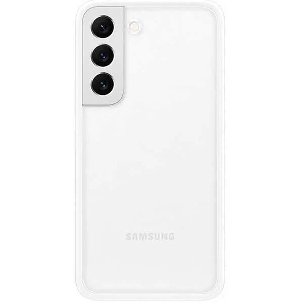 Husă Samsung Galaxy S22 Frame Cover Alb - imagine 4