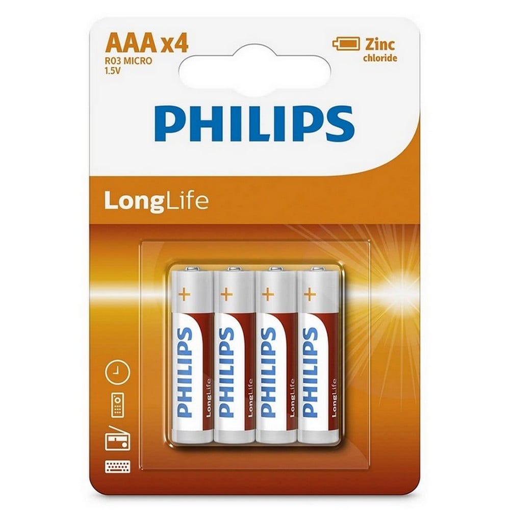 Baterii Philips AAA LongLife 4buc