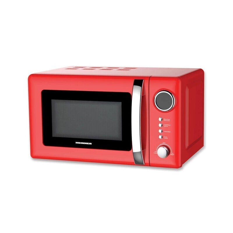Cuptor Microunde Heinner HMW-20GRD Grill 20L Design Retro Roșu