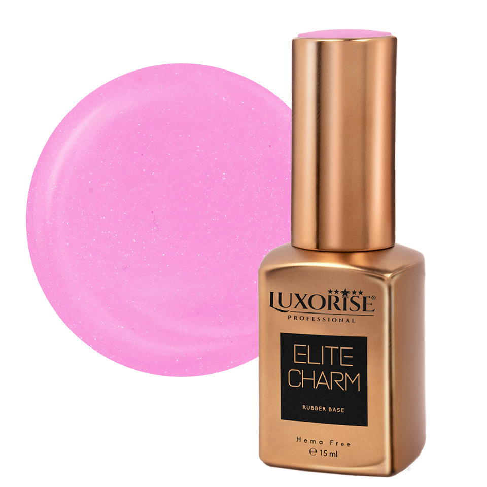 Rubber Base Hema Free Luxorise Pink Brilliance 15ml
