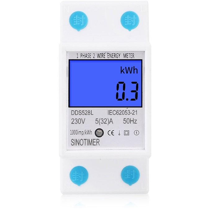 Contor Monofazat Sinotimer 5(32)A, Ecran LED