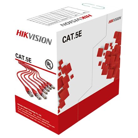 Cablu UTP CAT5E Hikvision DS-1LN5E-S cupru 305 m