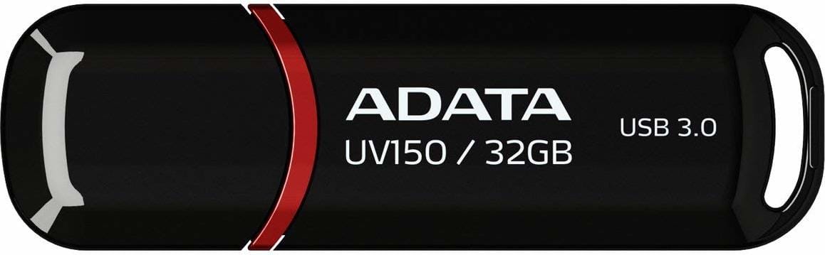 Memorie USB ADATA UV150 32GB USB 3.0 Neagră - Viteză Rapidă - imagine 2