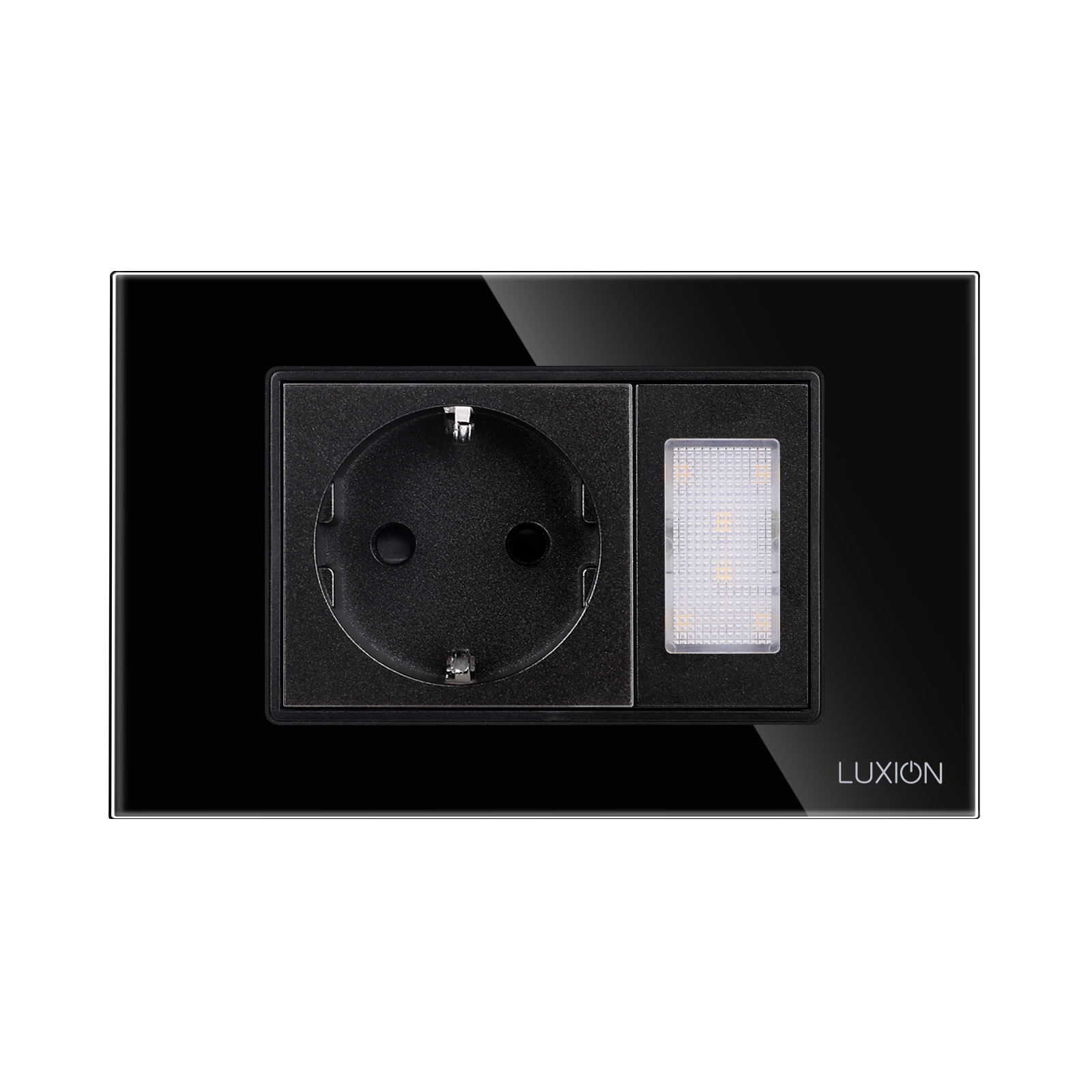 Priza Schuko cu Lampa de Veghe si Rama Sticla 3M LUXION - imagine 6