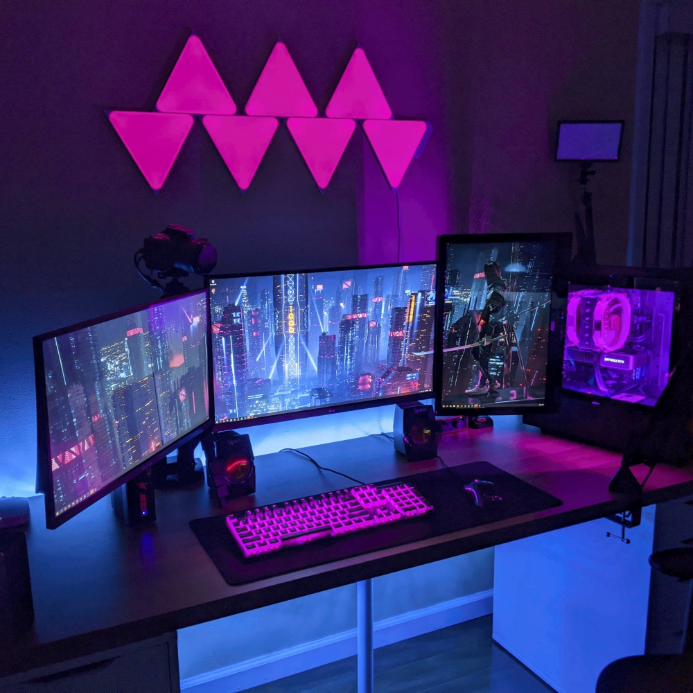 Extensie Nanoleaf Shapes Triangles, 16M Culori - imagine 6