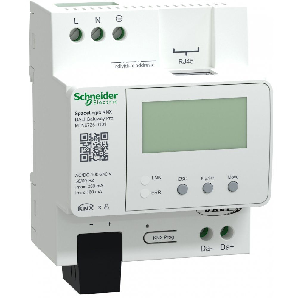 Interfață DALI KNX Pro 2.0 Schneider MTN6725-0101