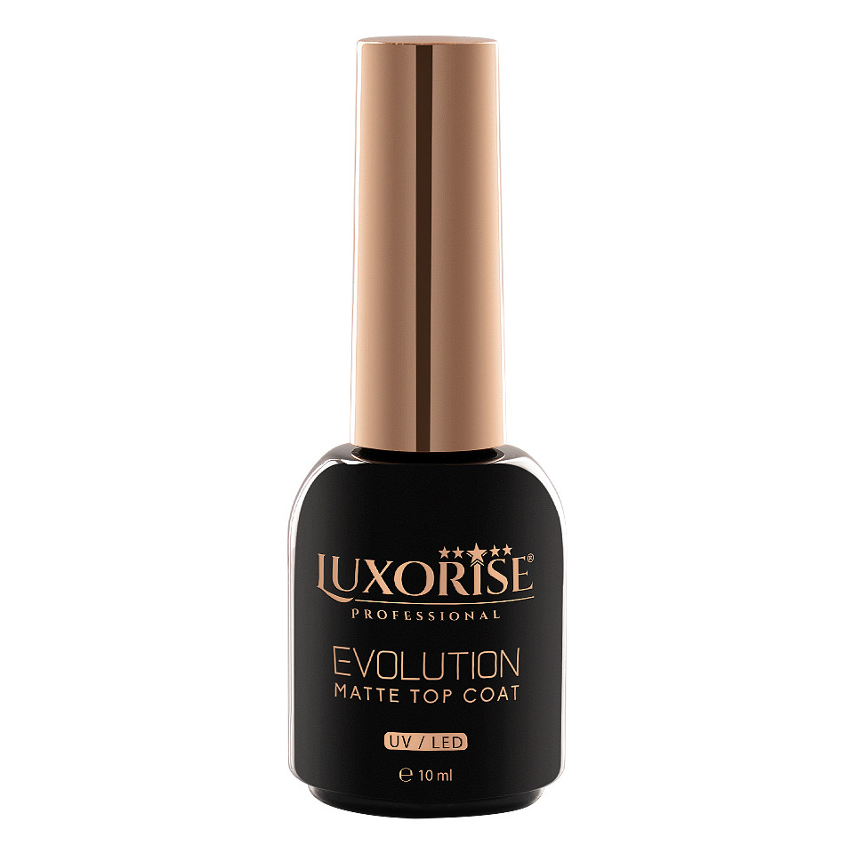 Evolution Matte Top Coat LUXORISE, 10ml - imagine 1
